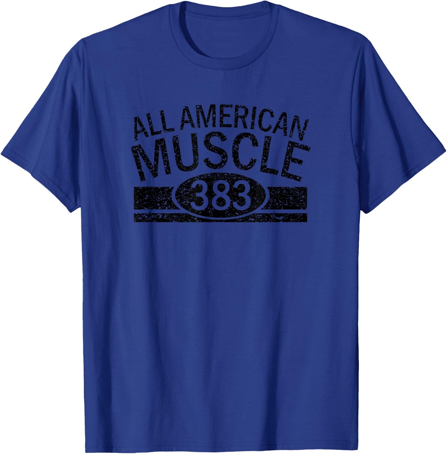 All American Muscle 383 T-Shirt - T-Shirt | Royal