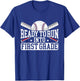 Kids Ready To Run Into First Grade First Day Of School T-Shirt - T-Shirt | Royal