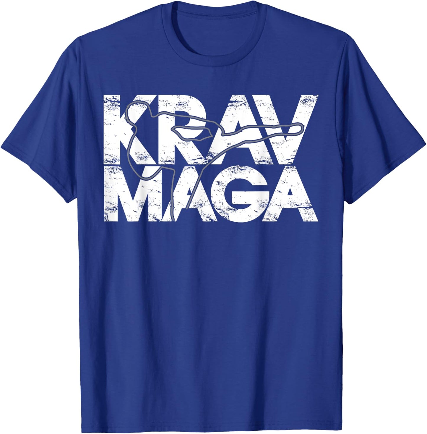 Krav Maga Martial Arts Defense Sports Martial Artist T-Shirt - T-Shirt | Royal
