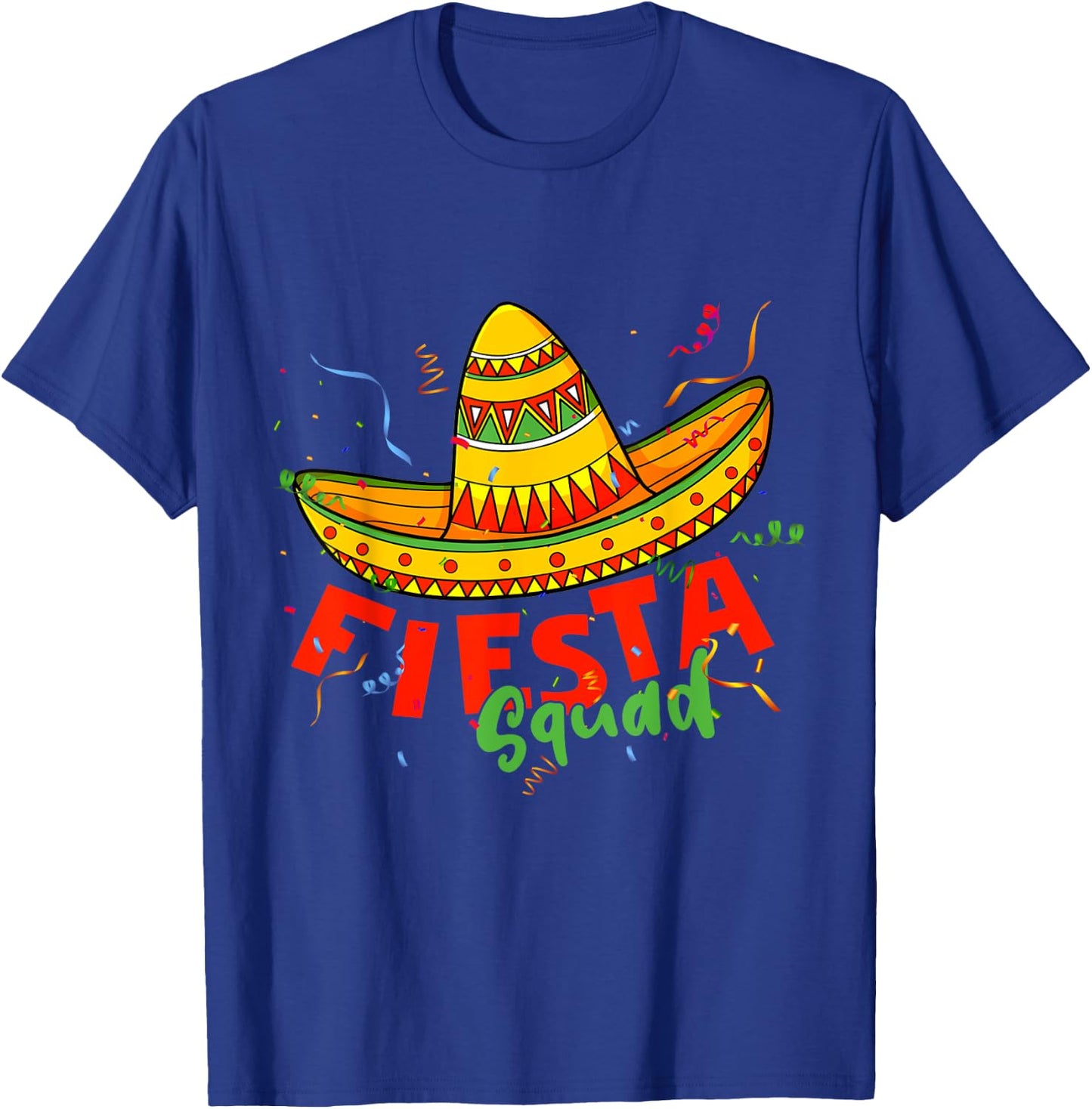 Cinco de Mayo Fiesta Squad Family Matching Group Adults Kids T-Shirt - T-Shirt | Royal