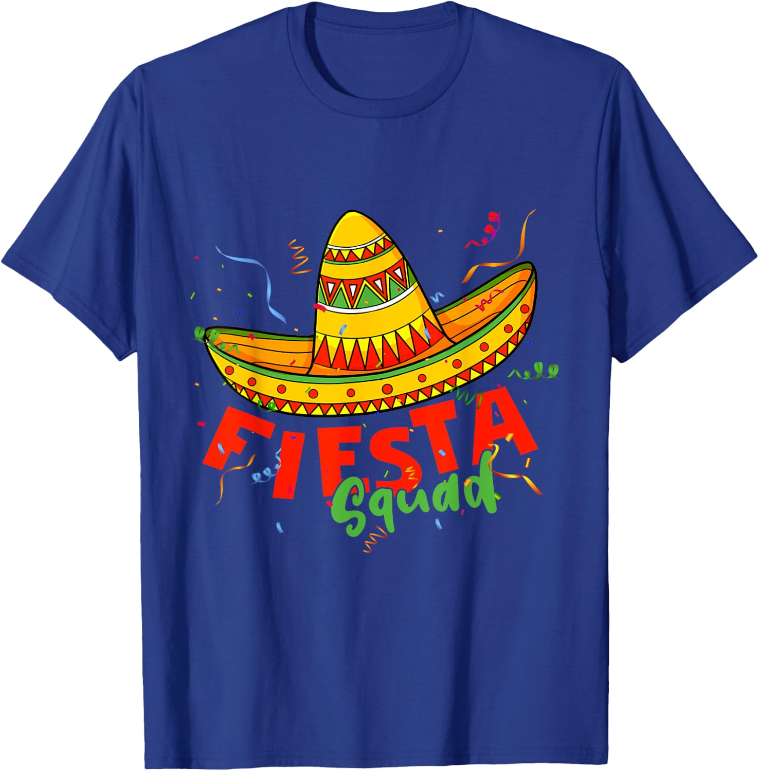 Cinco de Mayo Fiesta Squad Family Matching Group Adults Kids T-Shirt - T-Shirt | Royal