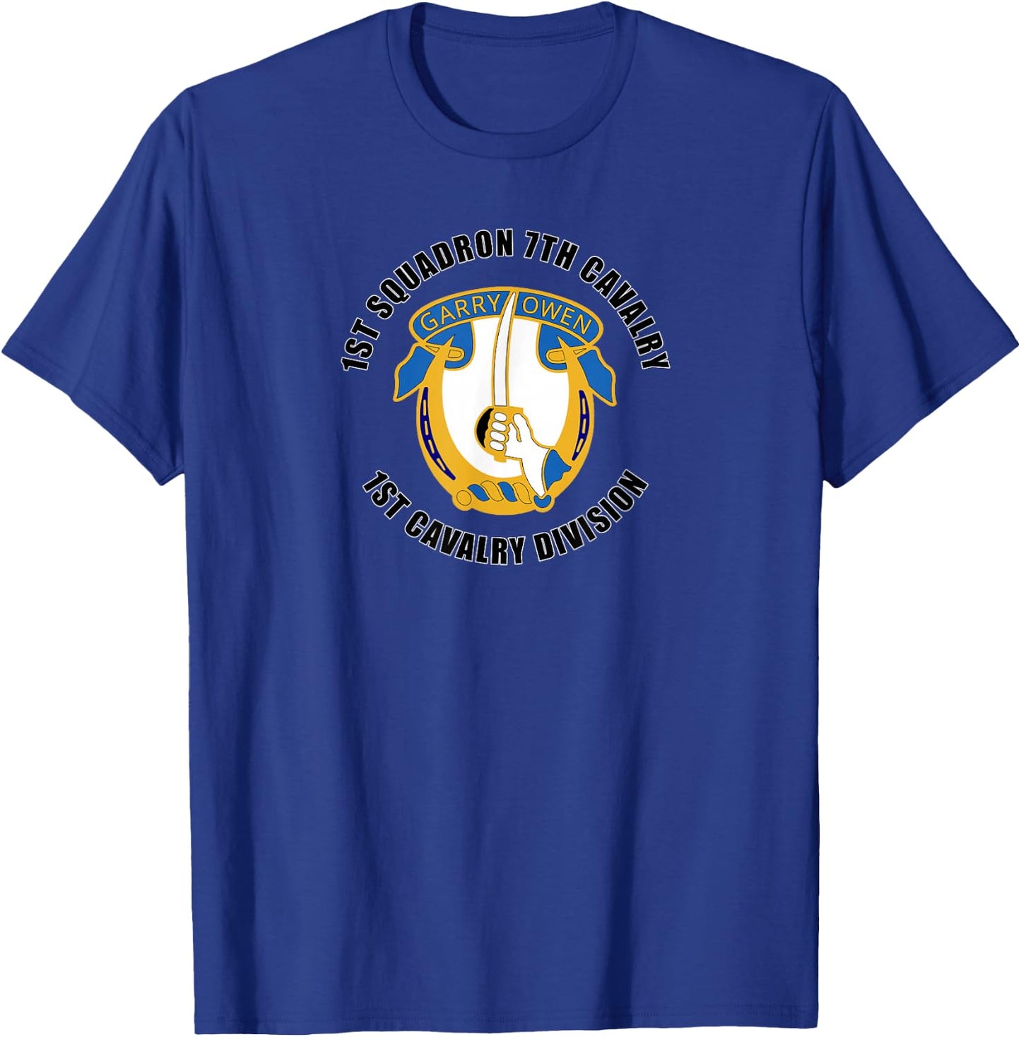 1st Squadron 7th Cavalry 1st Cavalry Division Veteran T-Shirt - T-Shirt | Royal