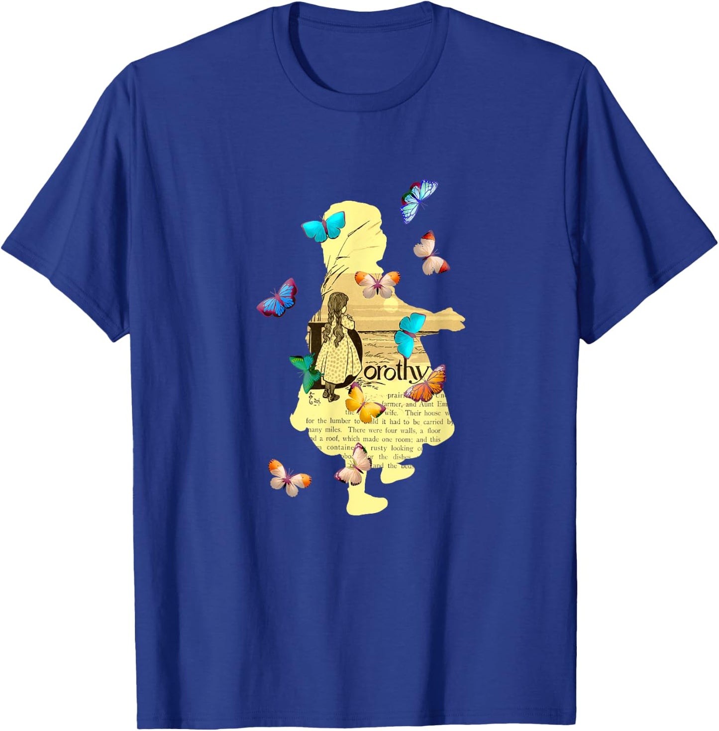 Dorothy Gale Wizard of Oz, Vintage Fairy Tale Book Art Style T-Shirt - T-Shirt | Royal