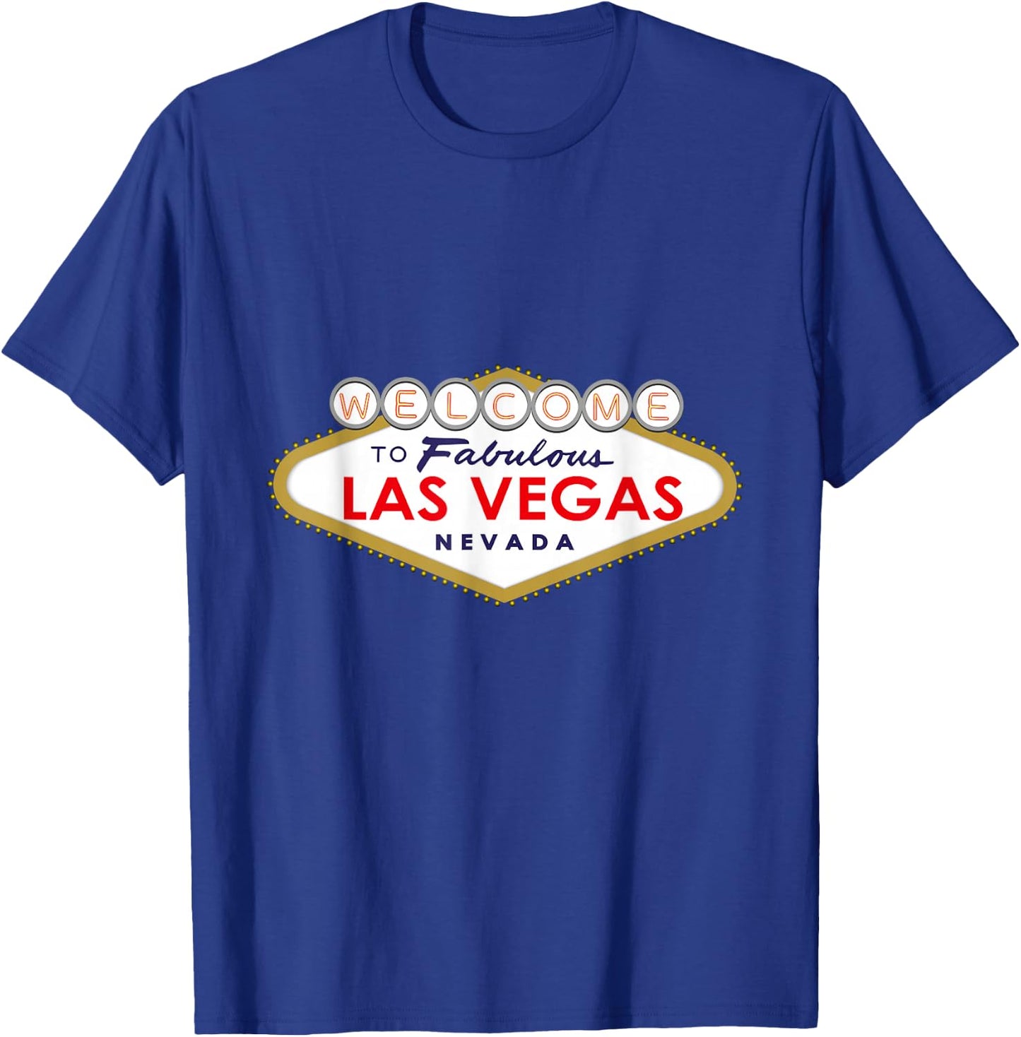 Welcome to Las Vegas - Nevada T-Shirt - T-Shirt | Royal