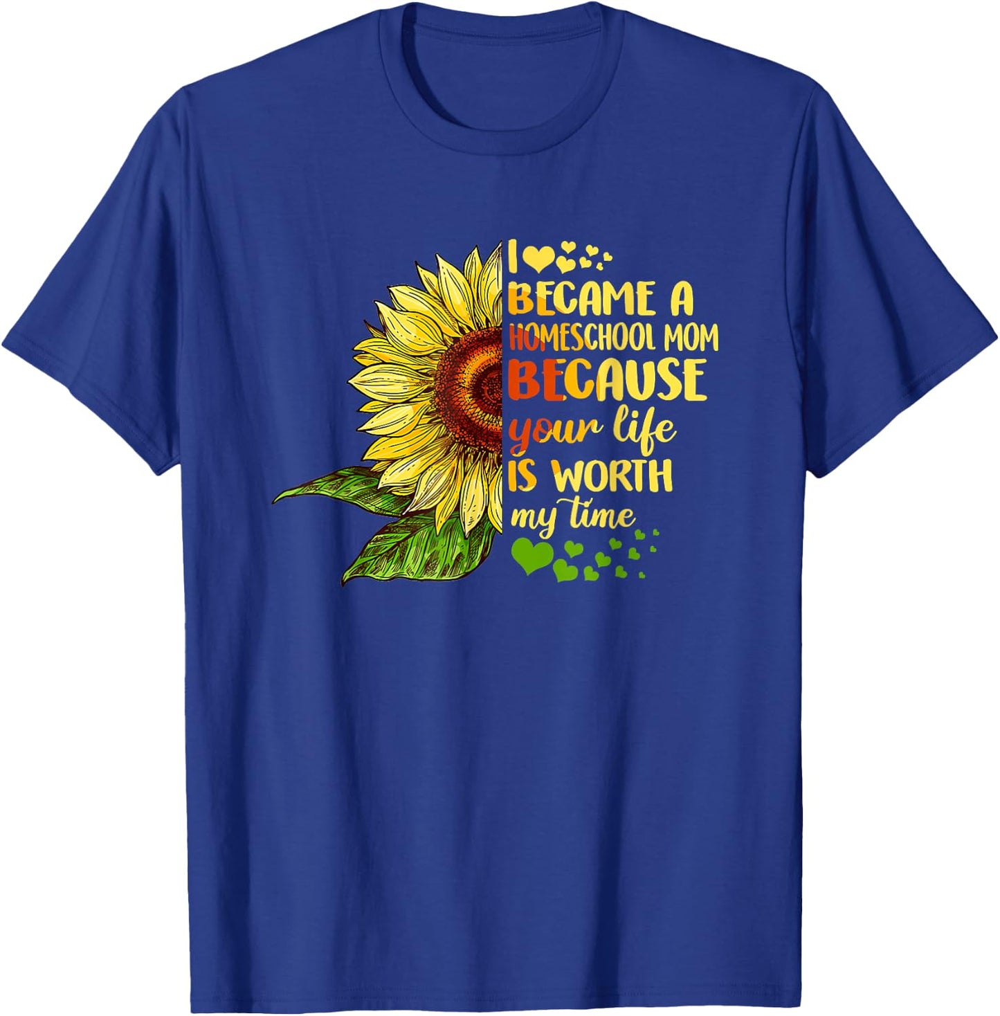 I Became Homeschool Mom Costume Back To School T-Shirt - T-Shirt | Royal