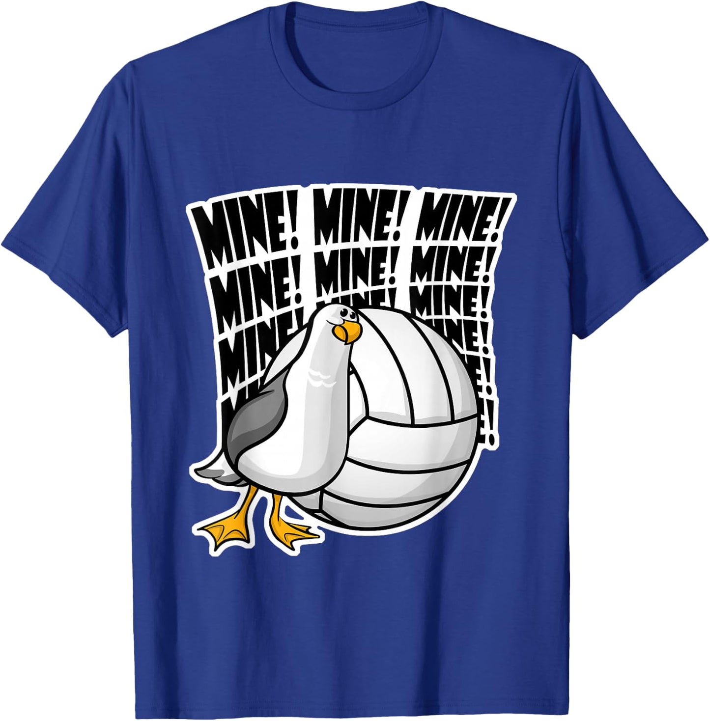 Volleyball Mine Mine Mine T-Shirt - T-Shirt | Royal