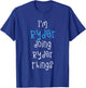 I'm Ryder Doing Ryder Things. Funny Saying for Boys Kids T-Shirt - T-Shirt | Royal