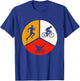 Perfect Triathlon Sport Design Swim Bike Run Triathlete T-Shirt - T-Shirt | Royal