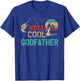 Reel Cool Godfather vintage funny fishing rod gift T-Shirt - T-Shirt | Royal