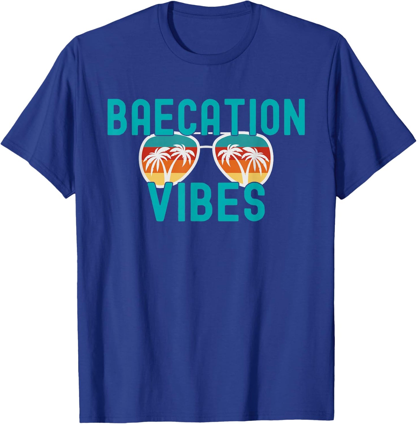 Cute Couples Trip Matching Vacation Baecation Vibes T-Shirt - T-Shirt | Royal