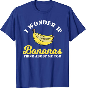 Funny Banana Saying Apparel Bananas Lover T-Shirt - T-Shirt | Royal