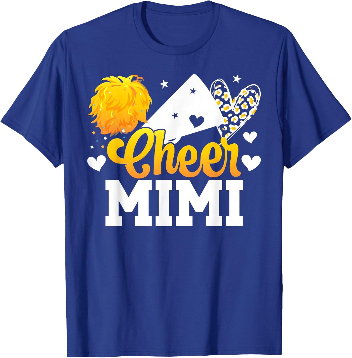 Cheer Mimi Of A Cheerleader Mimi Cheerleading Mimi Grandma T-Shirt - T-Shirt | Royal