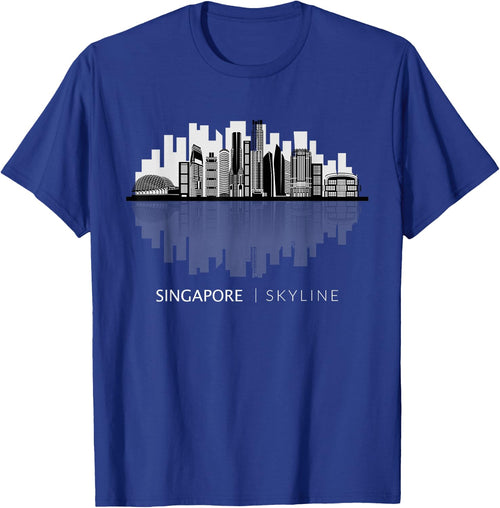Singapore Skyline Art I Southeast Asia