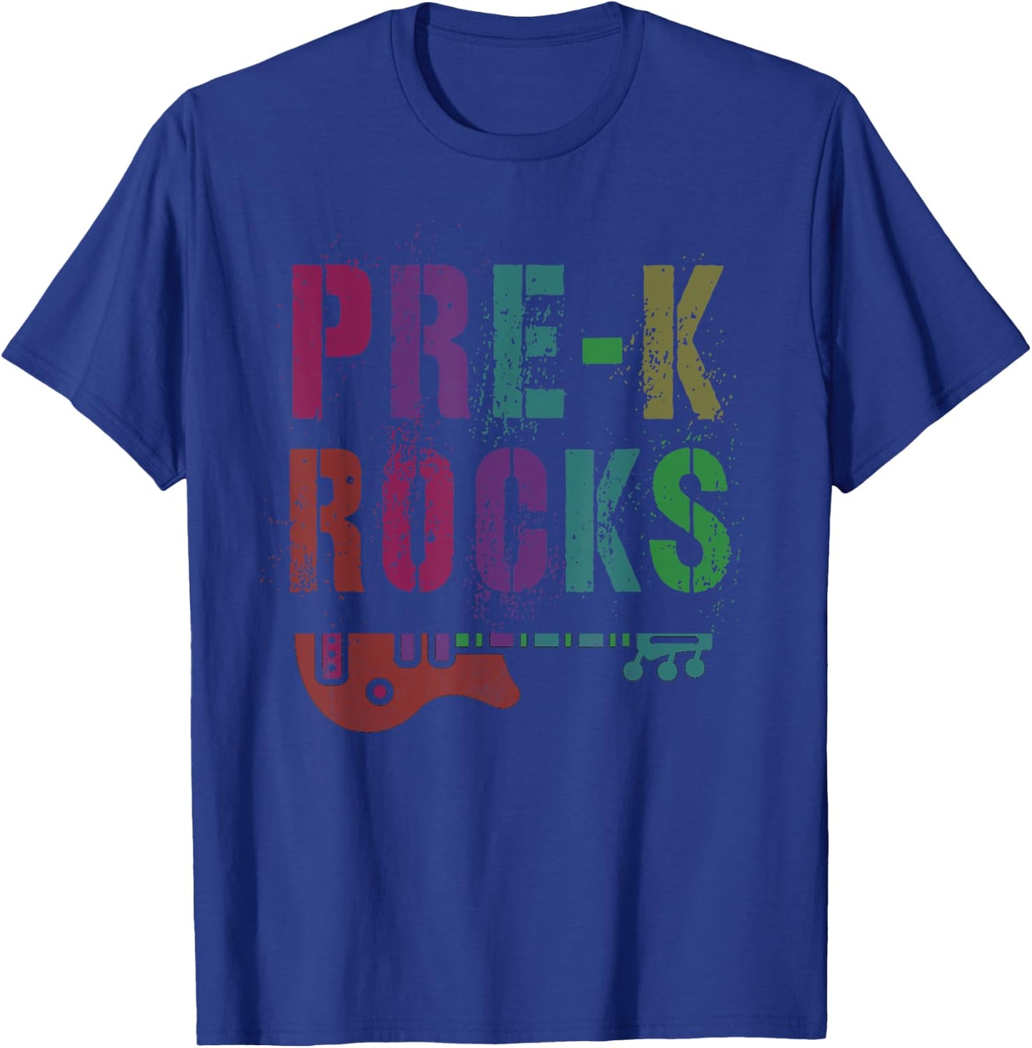 PRE-K ROCKS Teacher Rockstar Ready Crush PreK Bruh We Back T-Shirt - T-Shirt | Royal