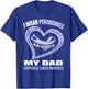 In my memory of my dad ESOPHAGEAL CANCER AWARENESS T-Shirt - T-Shirt | Royal