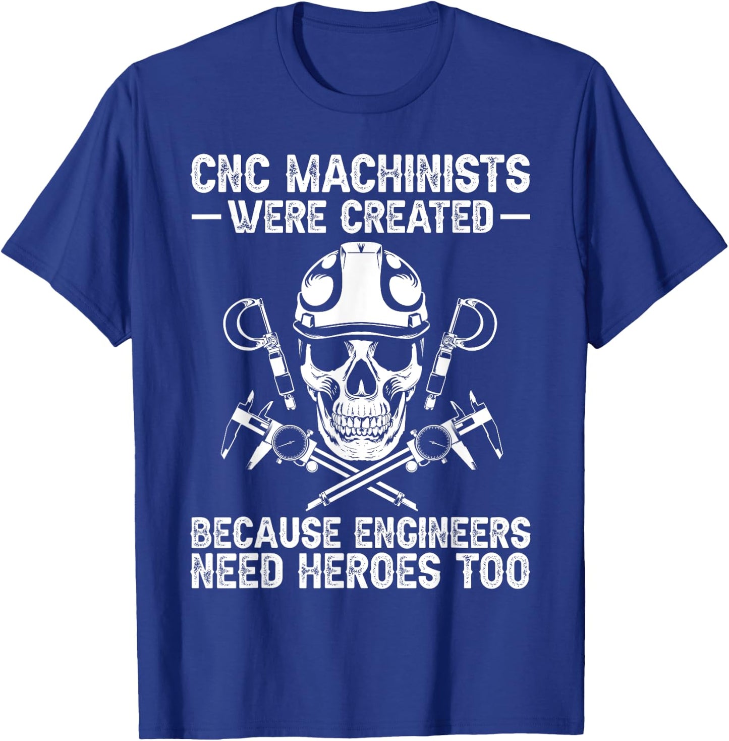 Cool CNC Machinist Design Women Machinist Engineer T-Shirt - T-Shirt | Royal