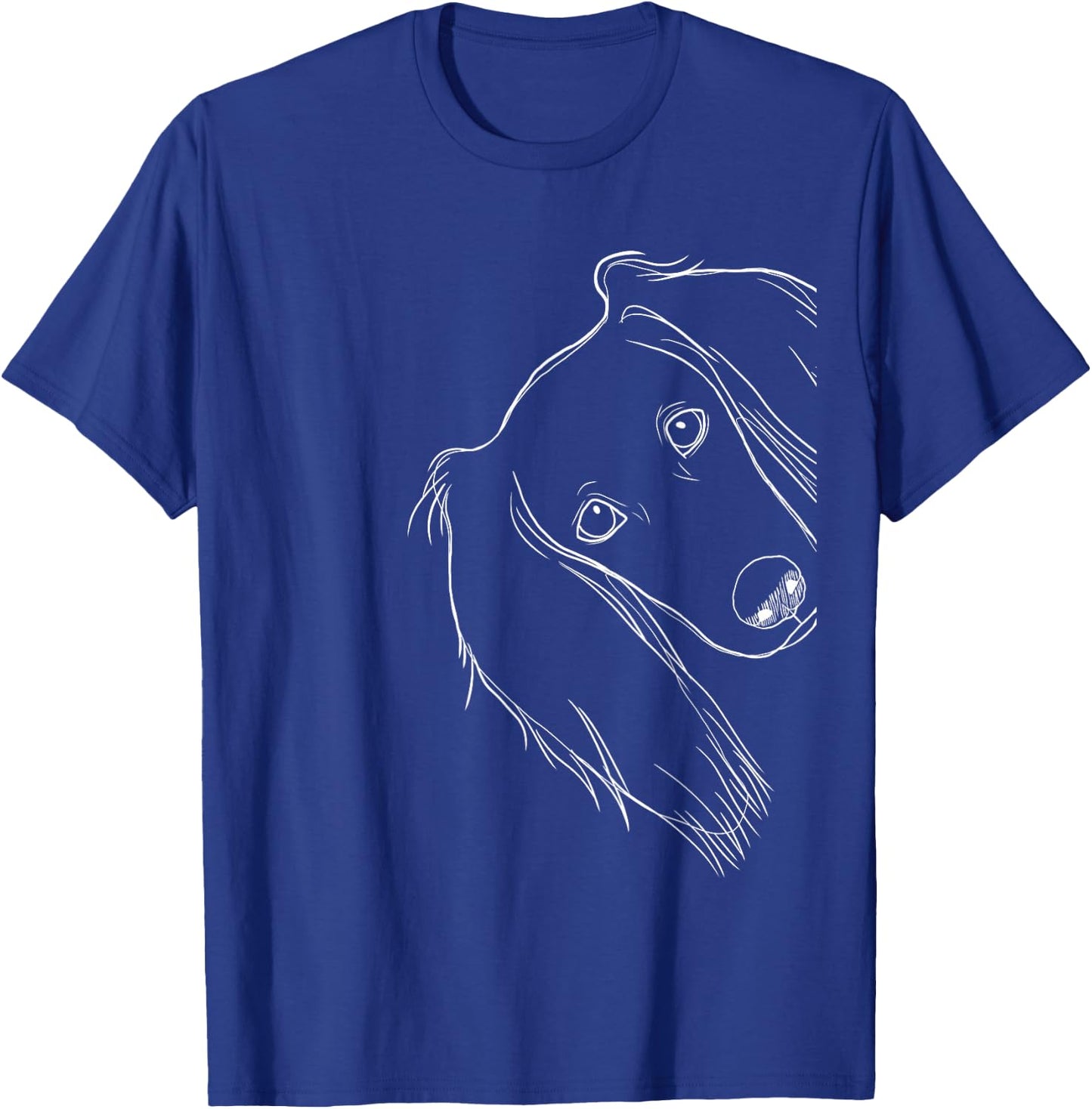 Funny Surprised Dog Saluki T-Shirt - T-Shirt | Royal