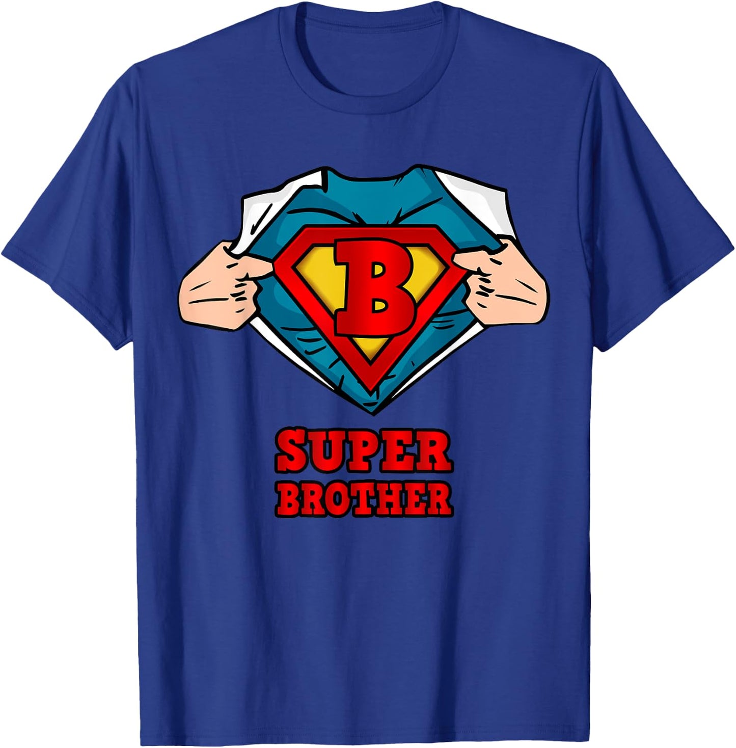 Super Brother Superhero Shirt - Great Gift from sister T-Shirt - T-Shirt | Royal