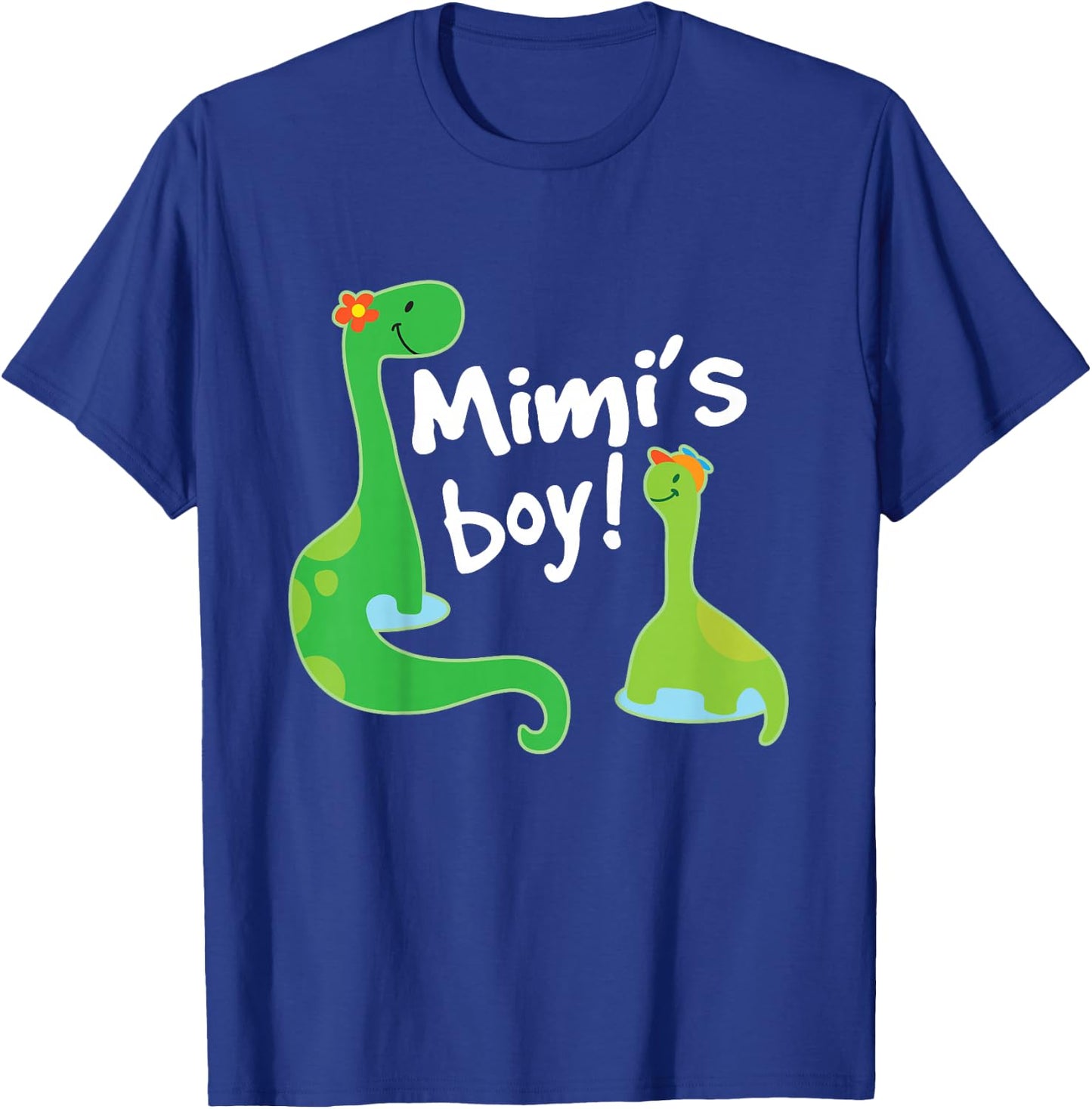 Kids Mimis Boy Grandson Dinosaur T-Shirt - T-Shirt | Royal