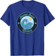 Akumal Beach Mexico Souvenir Nautical Surfer Graphic Men Women Kids T-Shirt - T-Shirt | Royal