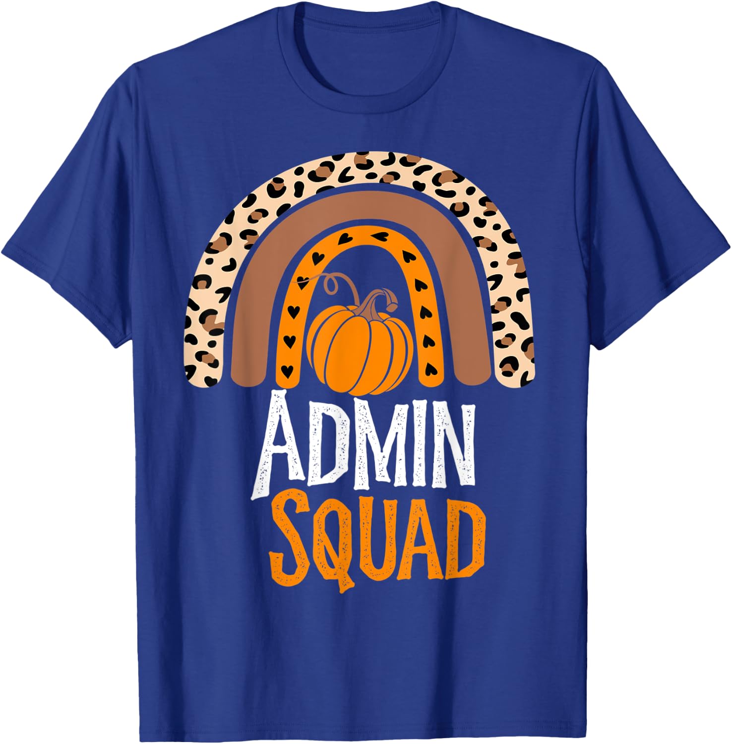 Thanksgiving Party School Matching ADMIN Squad Team Fall T-Shirt - T-Shirt | Royal