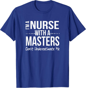 Nurse Masters Degree MSN Nursing Student Graduation 2024 T-Shirt - T-Shirt | Royal