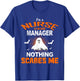 Funny Nurse Case Manager Shirt Halloween ER RN Nursing Gift T-Shirt - T-Shirt | Royal