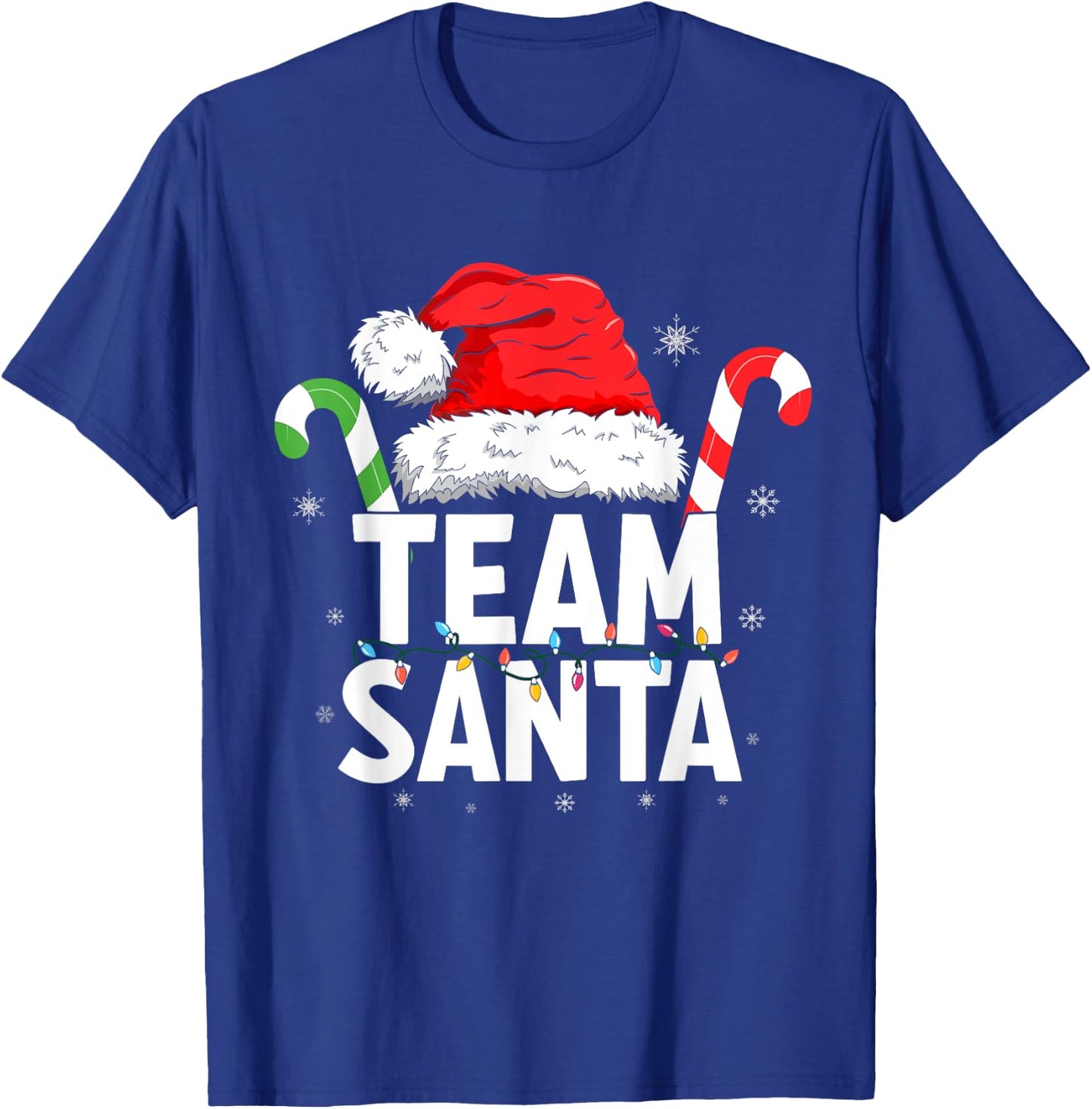 Team Santa Christmas Family Matching T-Shirt - T-Shirt | Royal
