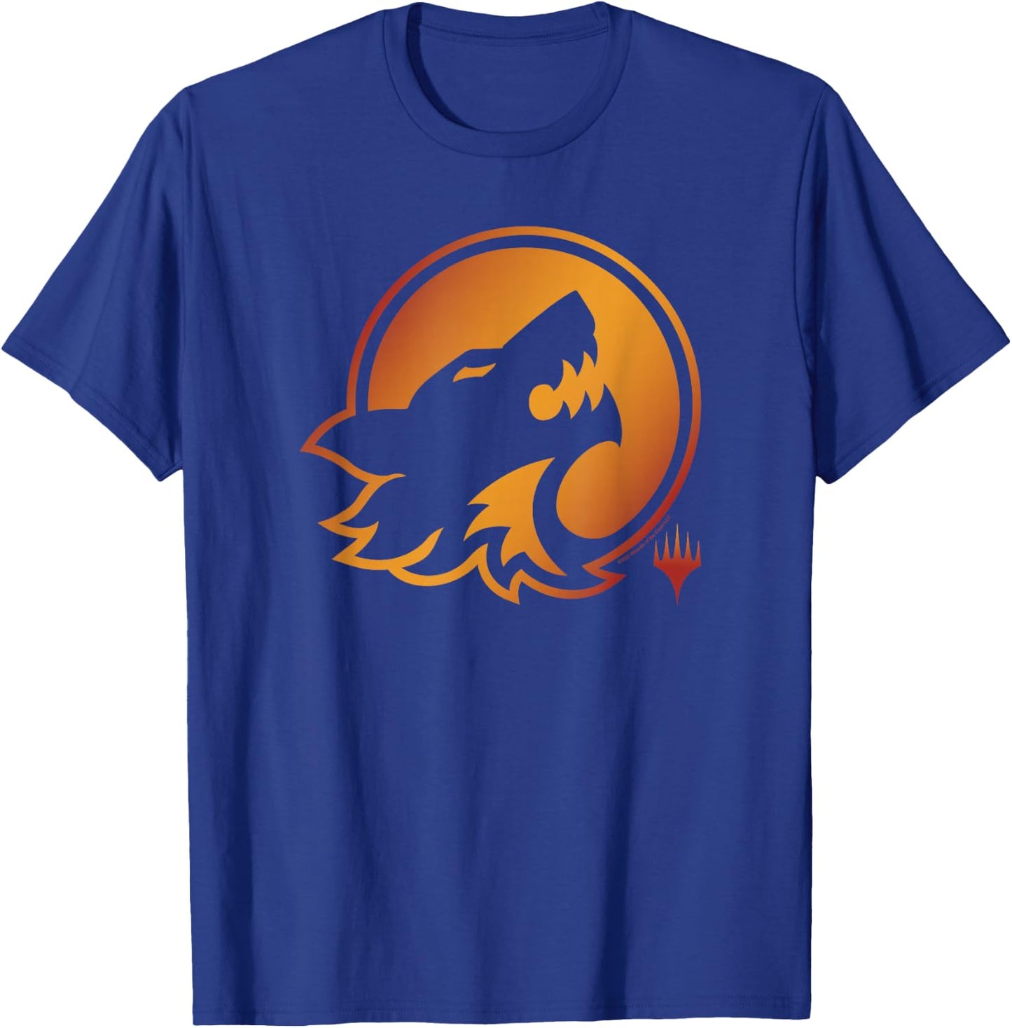 Magic The Gathering Midnight Hunt Howling At The Moon Logo T-Shirt - T-Shirt | Royal