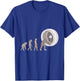 Funny Evolution Aircraft Mechanic Aviation Maintenance Team T-Shirt - T-Shirt | Royal