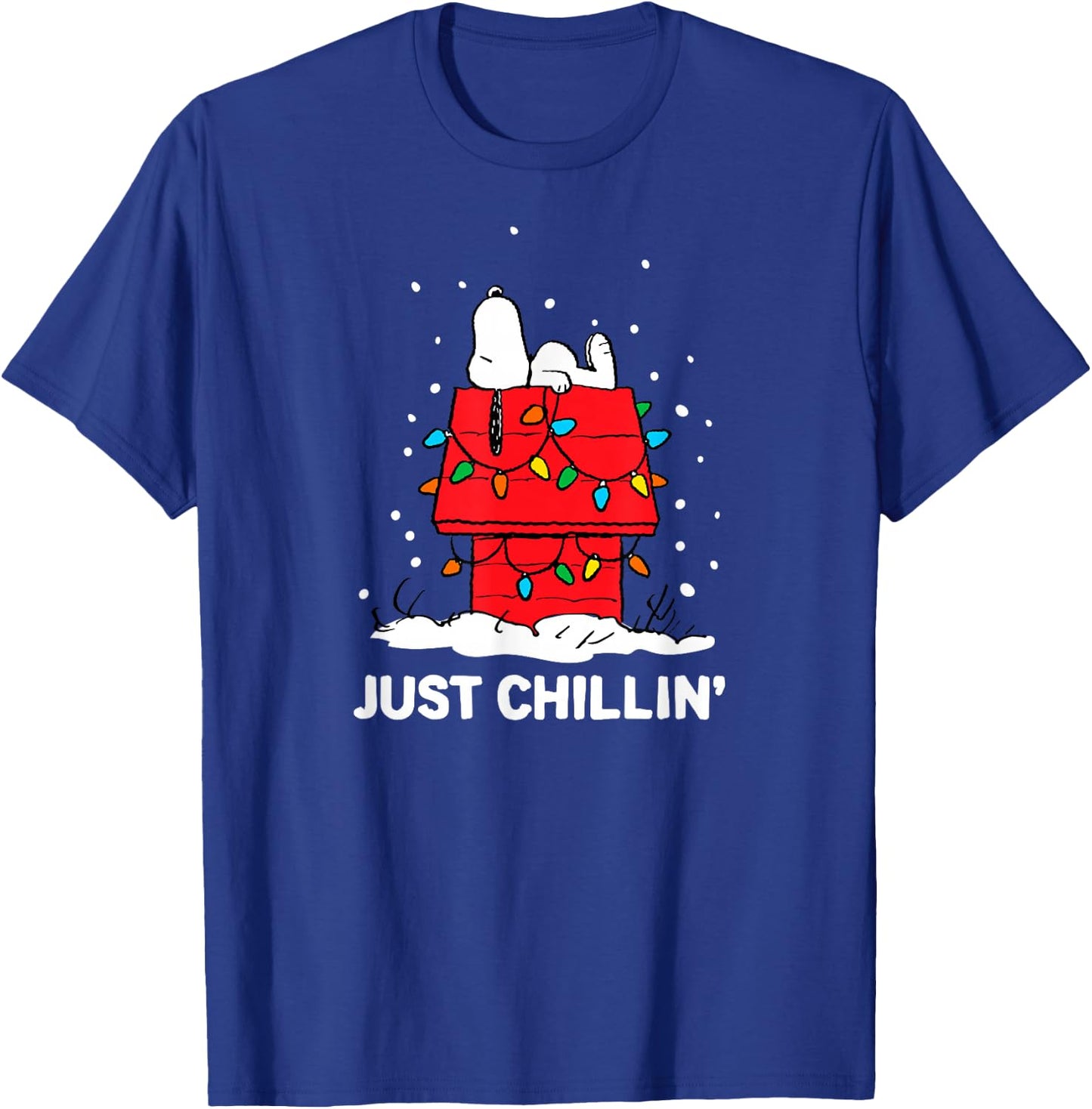 Peanuts Snoopy Just Chillin' T-Shirt - T-Shirt | Royal