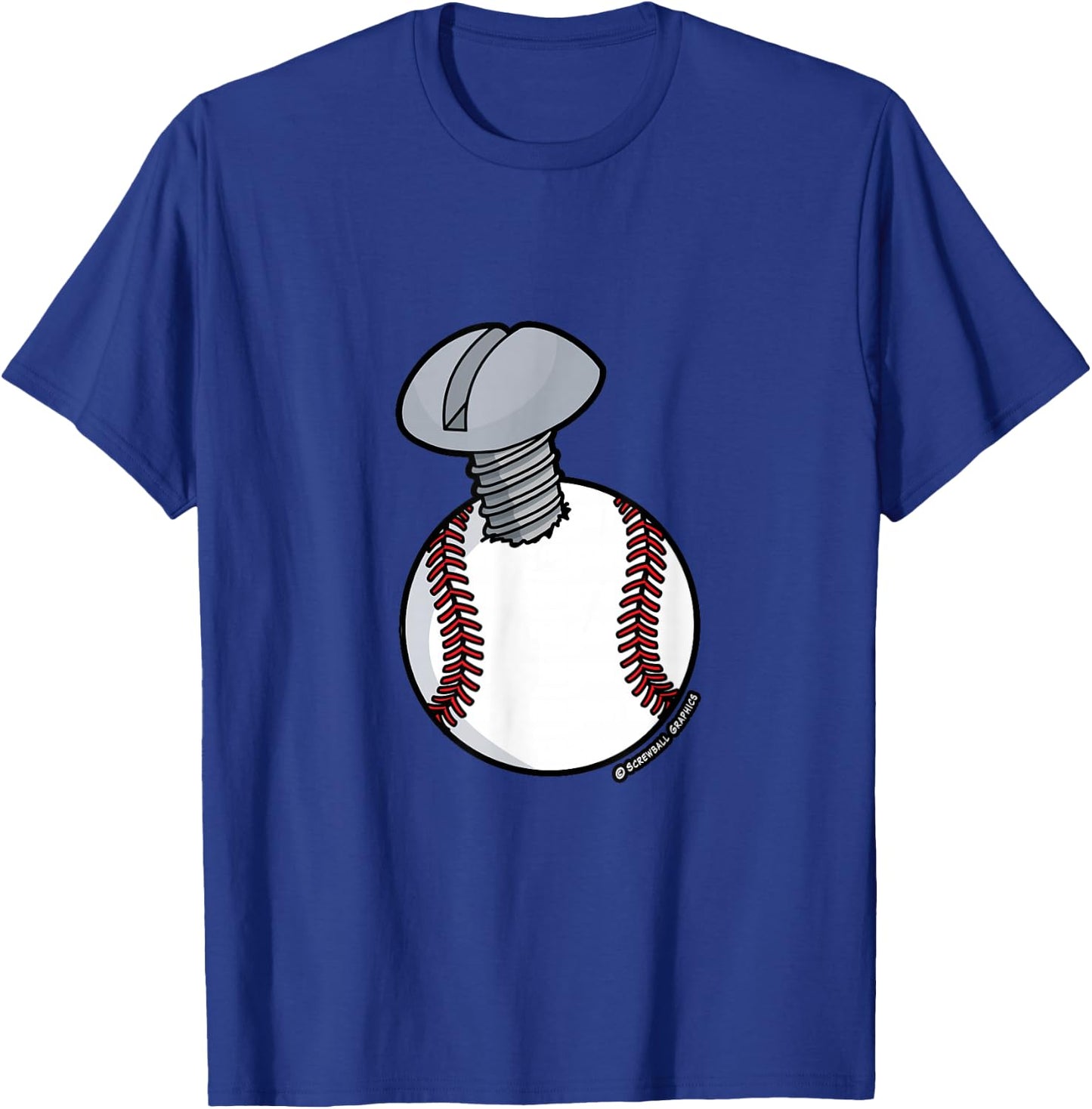 Screwball T-Shirt - T-Shirt | Royal