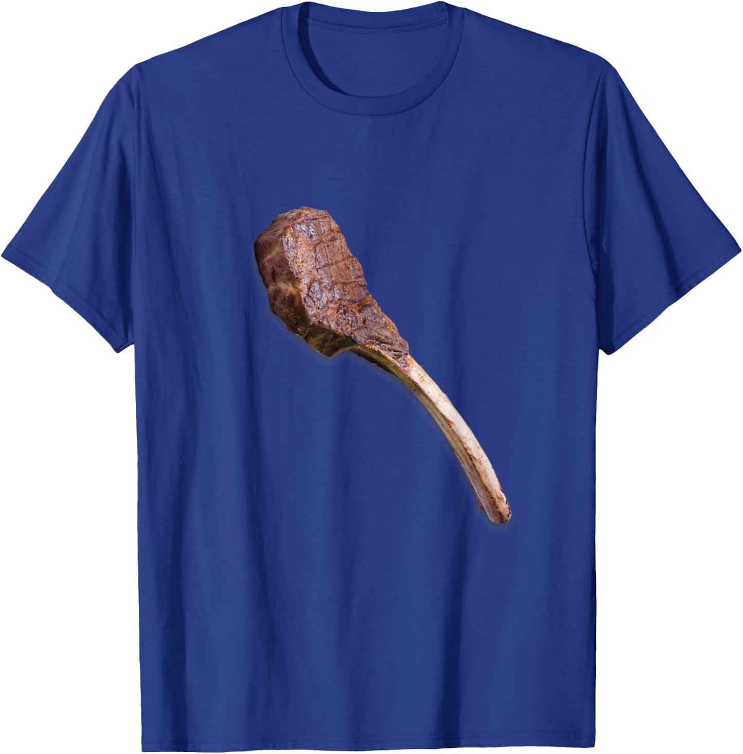 Funny Tomahawk Graphic Steak T-Shirt - T-Shirt | Royal
