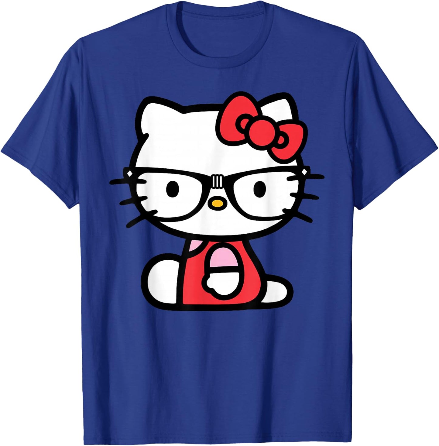 Hello Kitty Nerd Glasses T-Shirt - T-Shirt | Royal