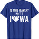 Is This Heaven No It's Iowa Vintage Field Of Baseball Dreams T-Shirt - T-Shirt | Royal