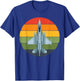 Jet Fighter Retro Jet Aeroplane Pilot Gifts Children T-Shirt - T-Shirt | Royal