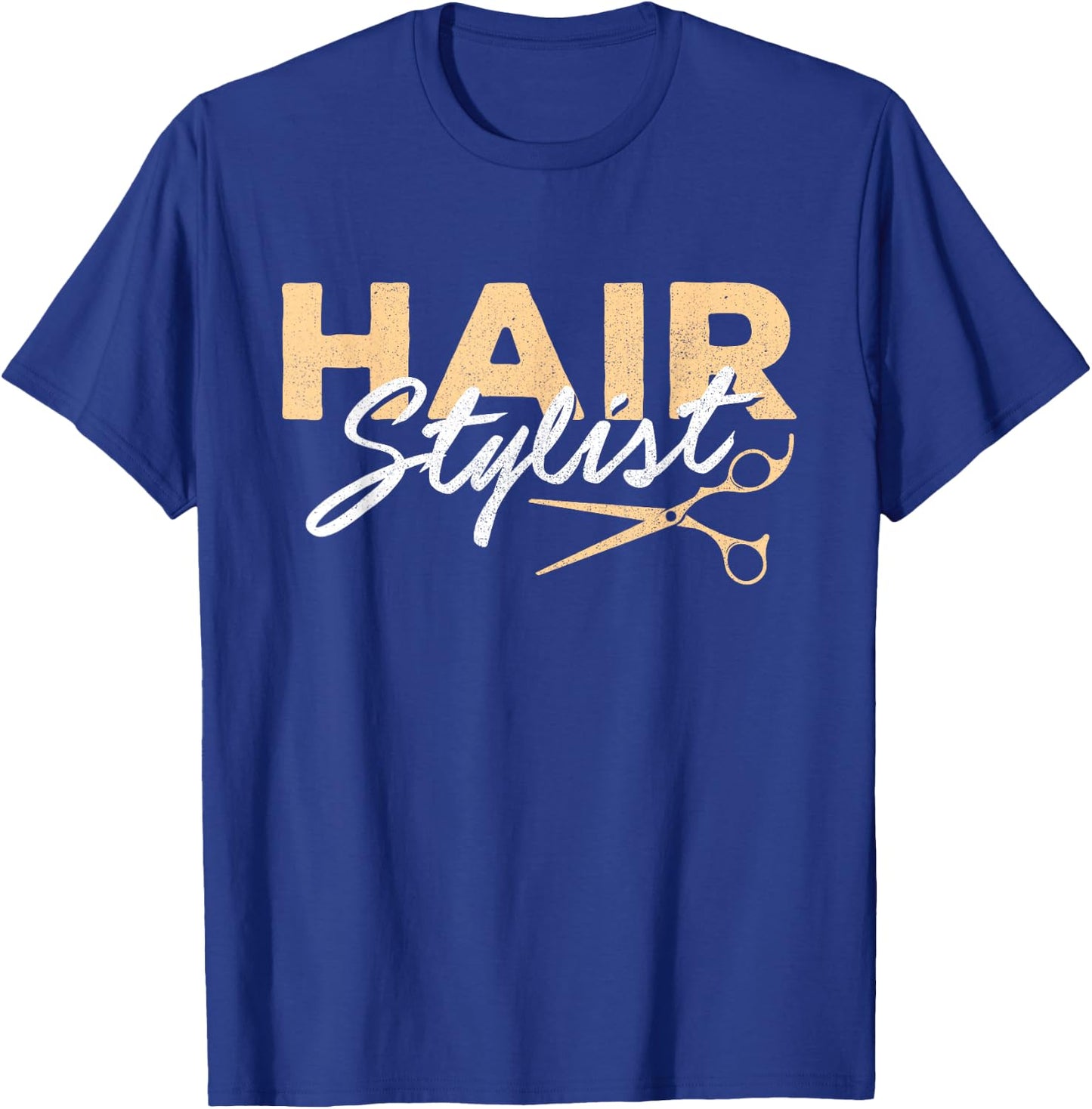 Hair Stylist - Hairdresser Scissors Beautician Haircutter T-Shirt - T-Shirt | Royal