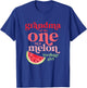Grandma of The One in A Melon Birthday Girl Watermelon First T-Shirt - T-Shirt | Royal