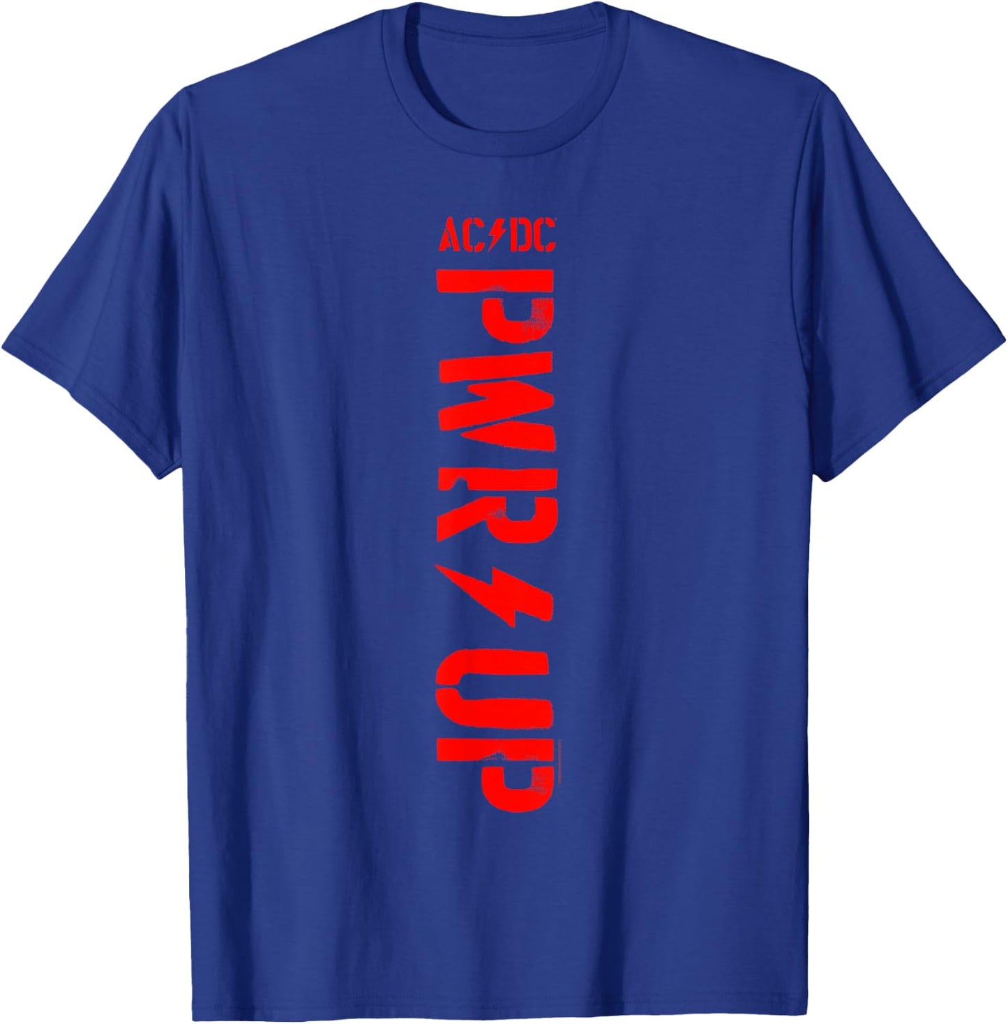 Ac/dc - Pwr Up T-Shirt - T-Shirt | Royal