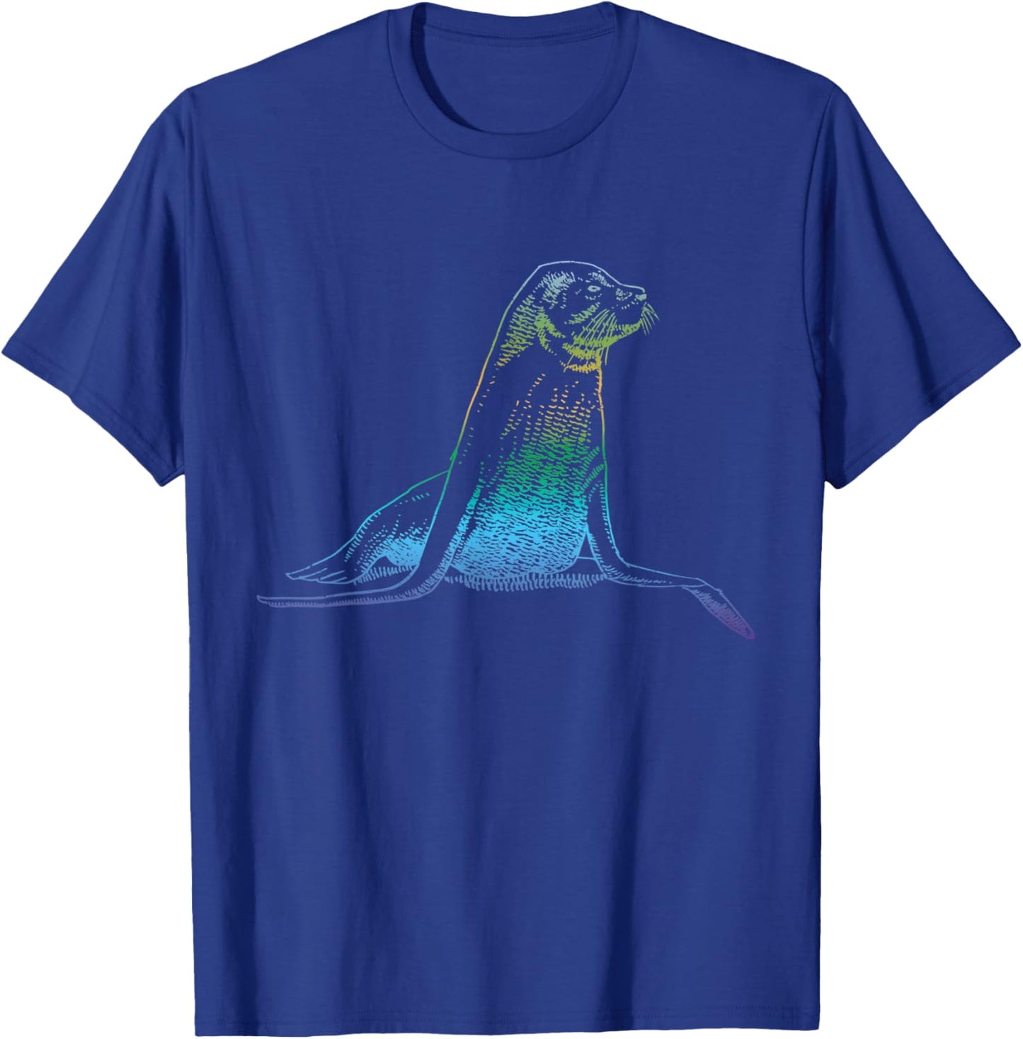Wildlife Aninmal Gift Sea Lion T-Shirt - T-Shirt | Royal