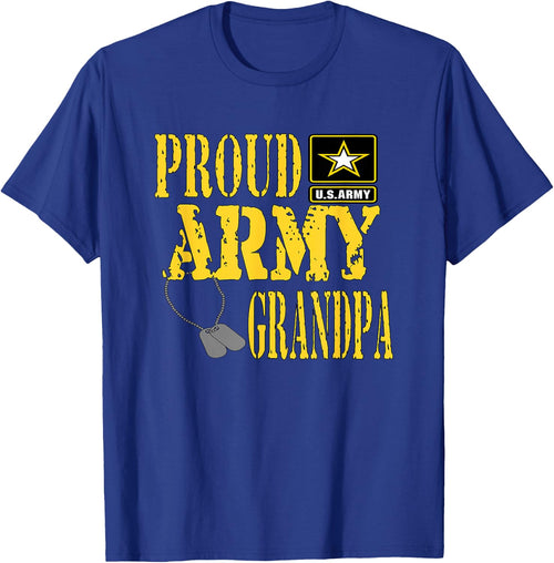 Proud Army Grandpa Shirt Military Pride T Shirt