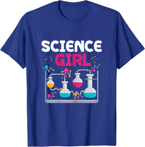 Science Girl Chemistry Student Women Stem Fields T-Shirt - T-Shirt | Royal