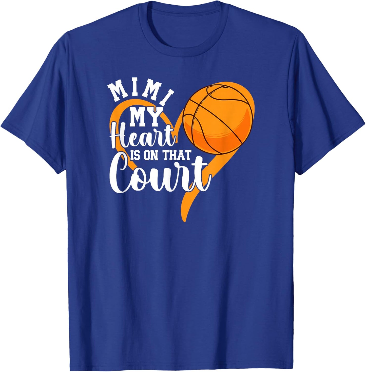 On That Court Basketball Mimi Of A Basketball Player T-Shirt - T-Shirt | Royal