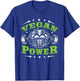 Vegan Fitness Workout I'm Vegan Power T-Shirt - T-Shirt | Royal