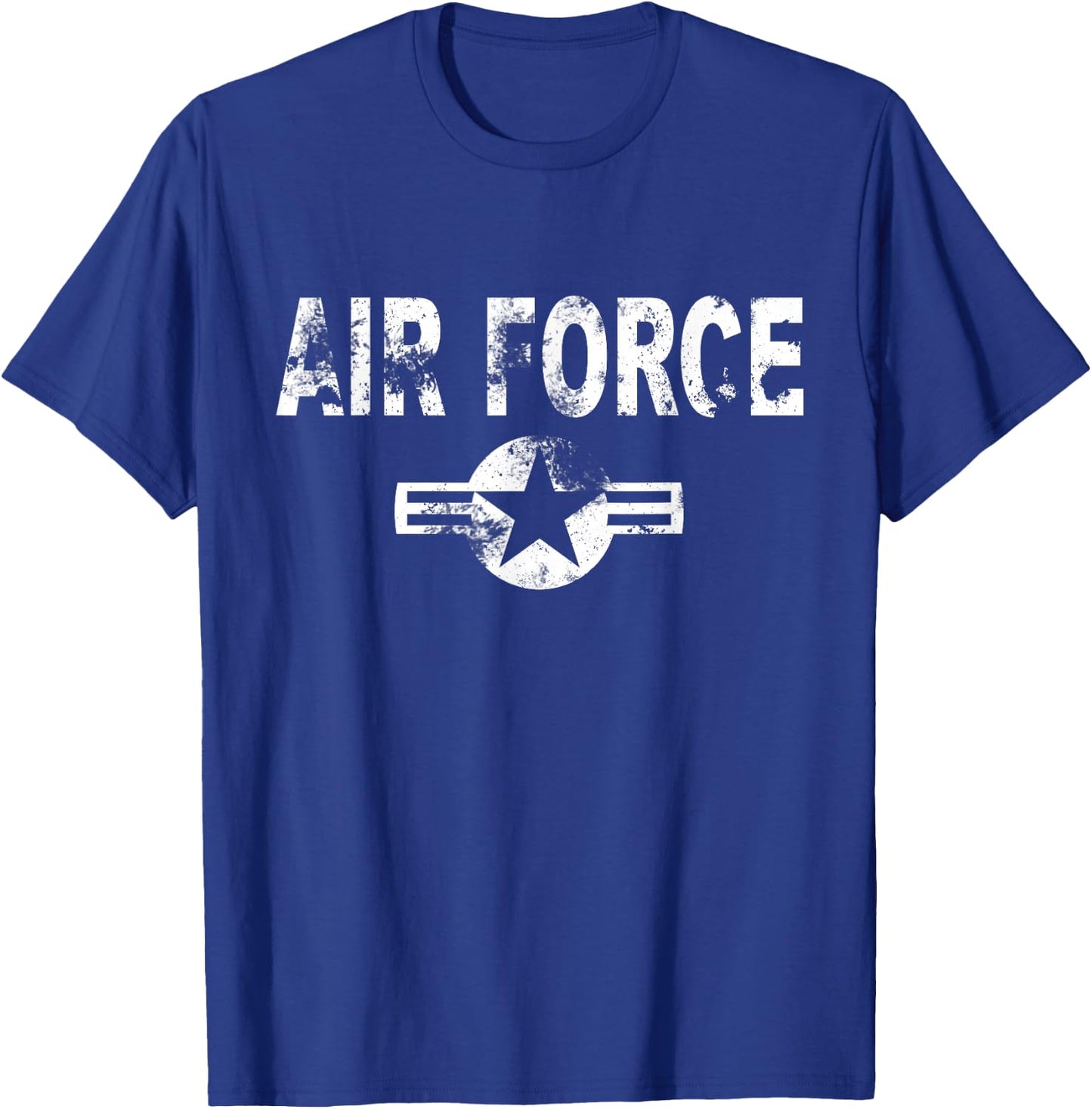 Air Force Vintage US Military Airforce Men Women Gift T-Shirt - T-Shirt | Royal