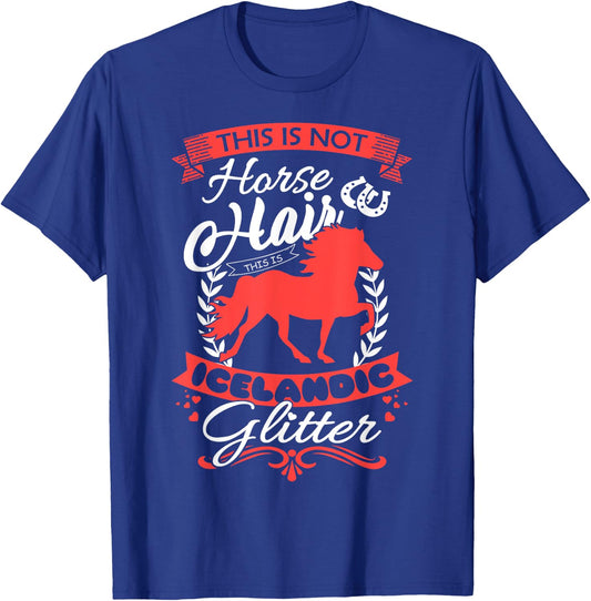 Icelandic Pony Horse Saying Funny Girls Women Horse Lover T-Shirt - T-Shirt | Royal