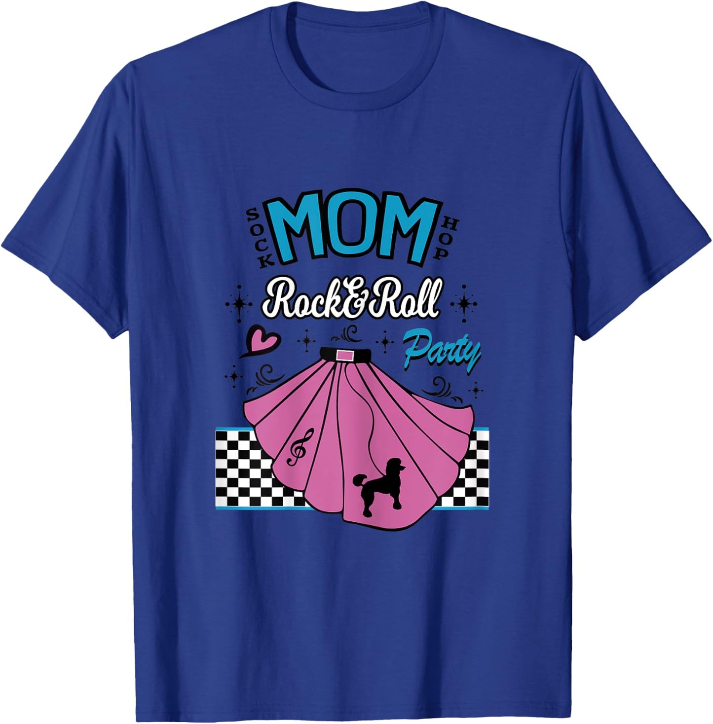 1950s Sock Hop Dance Party Costume 50s Rockabilly Shirt T-Shirt - T-Shirt | Royal