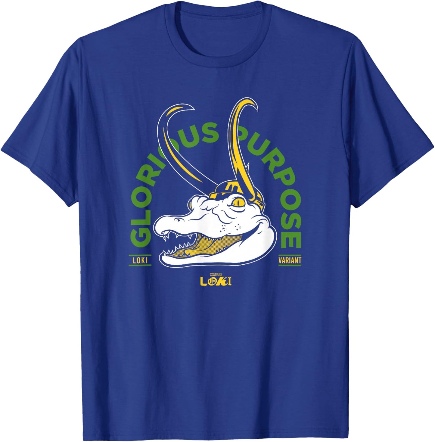 Marvel Loki Alligator Glorious Purpose T-Shirt - T-Shirt | Royal