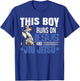 This Boy Runs On Jesus And Jiu Jitsu T-Shirt - T-Shirt | Royal