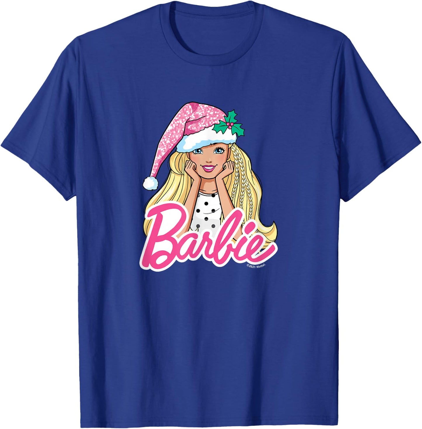 Barbie - Christmas - Santa Hat T-Shirt - T-Shirt | Royal